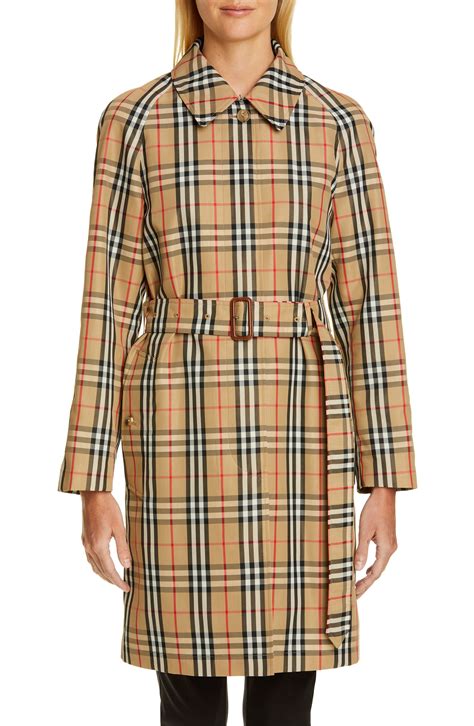 burberry fred check|Burberry raincoat check.